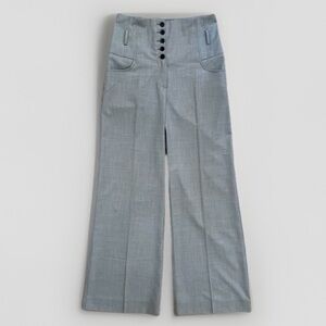 Mango High Waist Cut Wide Legs Pants